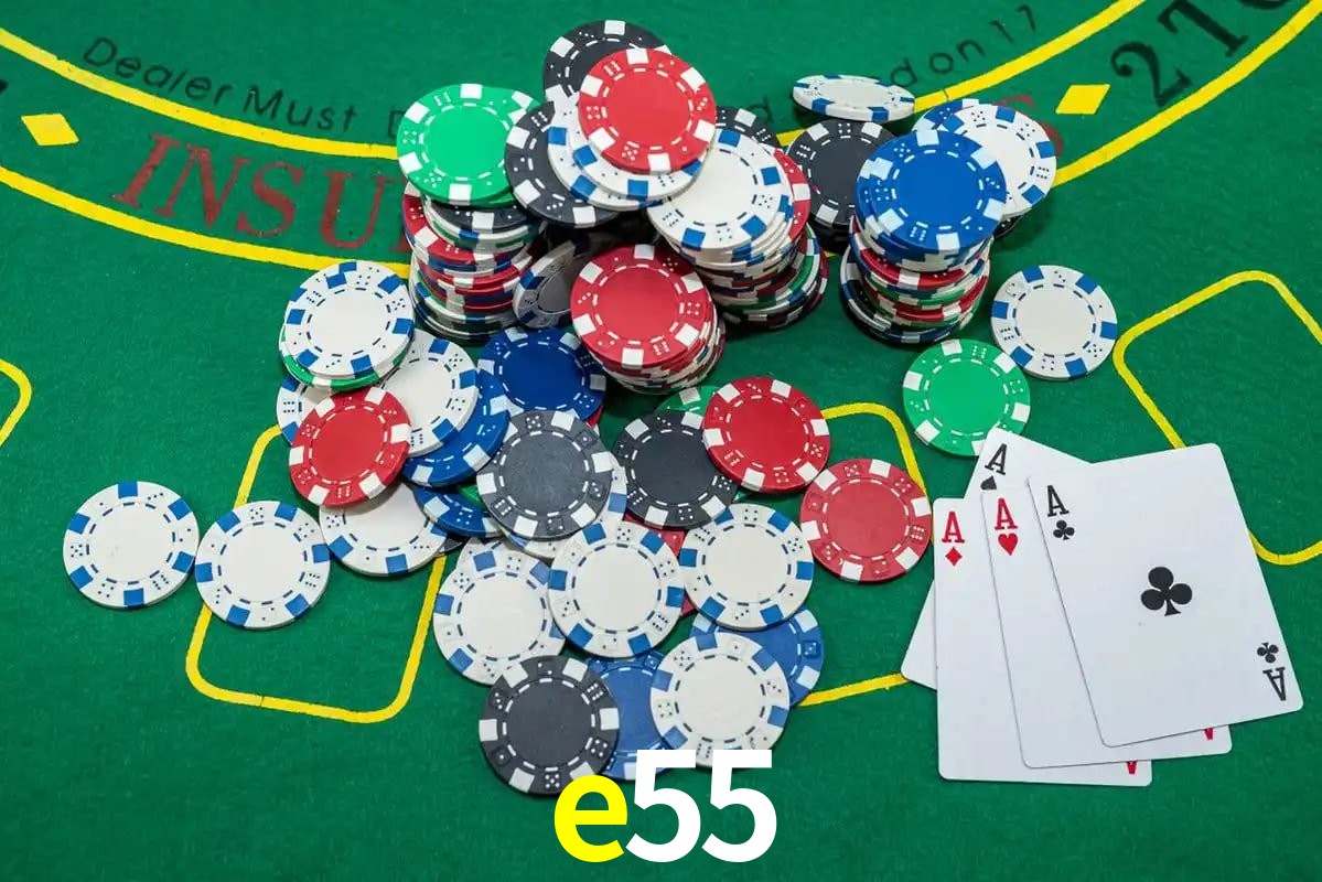 Mesa de Blackjack e55